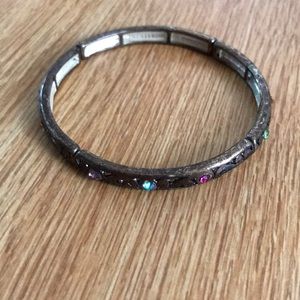 Multicolored gem bracelet